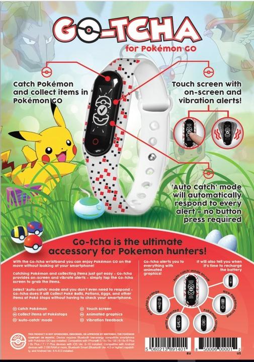 Image du produit Pokémon Go GO-TCHA Touch Wristband (iOS, Android)