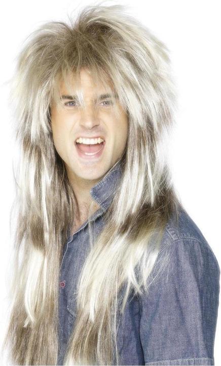 Actual product image Smiffys Mens 80s Mega Mullet Wig