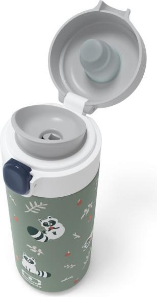 Image du produit Monbento Kids Insulated Bottle MB Pop Raccoon - 12 Oz - Leakproof - Hot/Cold Up to 12 Hours - Smal (0.50 l)