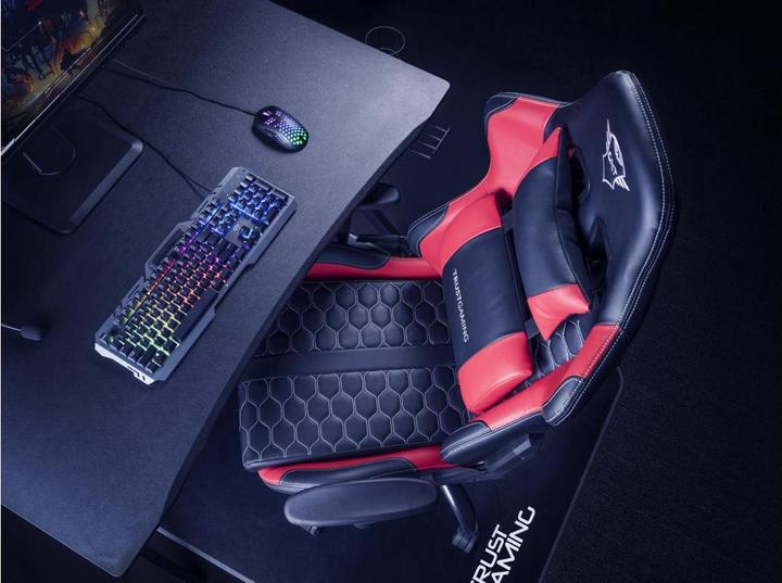 Immagine prodotto Trust Sedia da gioco GXT708R RESTO, Nero Rosso