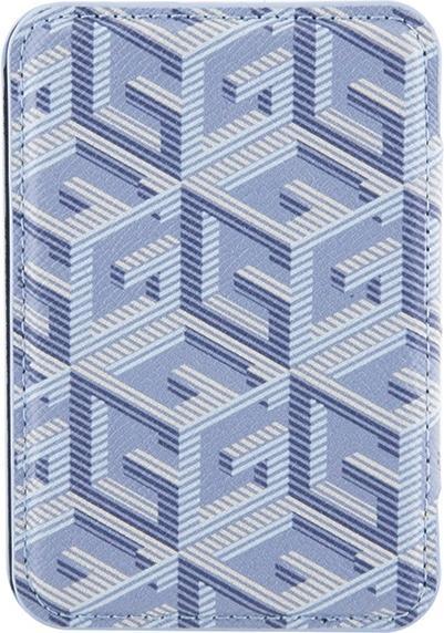 Produktbild Guess Wallet Card Slot GUWMSHGCFSEB MagSafe GCube stripe niebieski/blue
