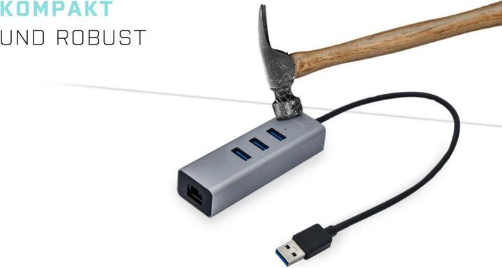 Produktbild i-tec U3METALG3HUB (USB-A, 3 Ports)