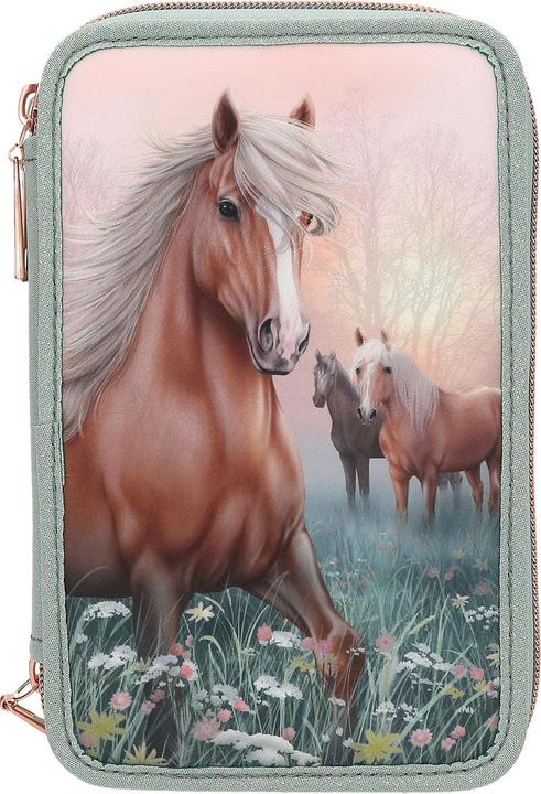 Produktbild Magni DEPESCHE Miss Melody Federtasche 3fach ROMANTIC FIELDS