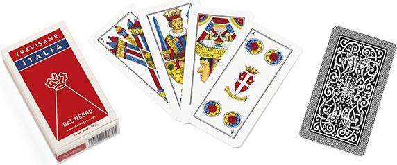 Image du produit Dal Negro 10073 - Trevisane Italia Cartes à jouer régionales, Affaire rouge