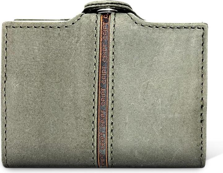 Actual product image Cript 3.55 Card holder with coin pocket and note compartment