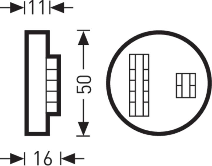 Actual product image Trilux Pushbutton coupler LiveLink DALI PB4
