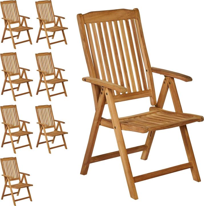 Produktbild Garland 8er Set Gartenstuhl
