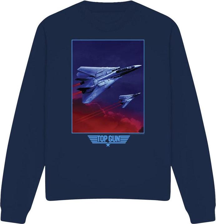 Actual product image Top Gun Unisex Adult Clouds Sweatshirt (M)