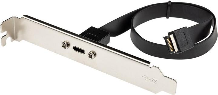 Produktbild InLine Slotblende USB Typ-C zu USB 3.1 Frontpanel Key-A intern (0.30 m, USB 3.1)