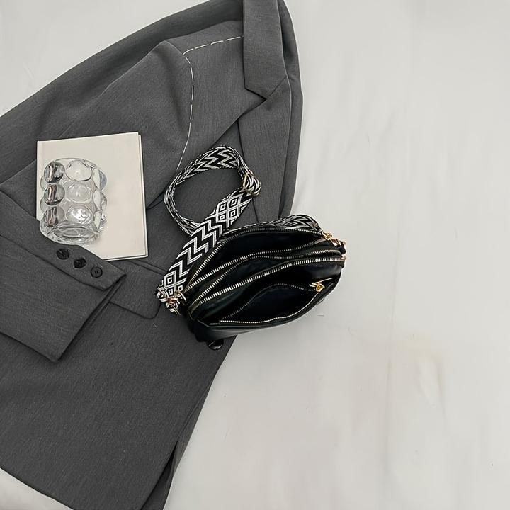 Immagine prodotto Only-Bags.Store Mini cross-body bag, borsa quadrata con ampia tracolla, alla moda
