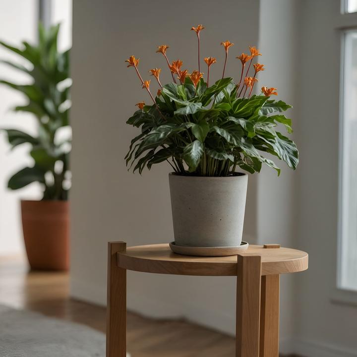 Actual product image Plant in a Box Calathea crocata Tassmania - Set of 2 Crocus Calathea (40 cm)