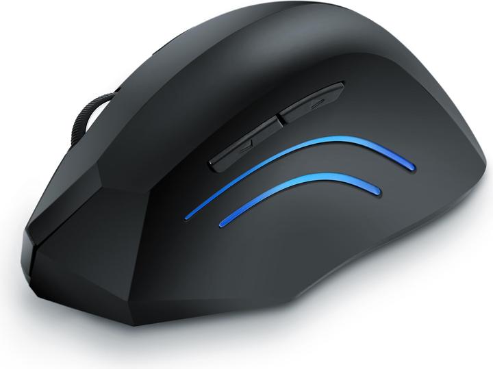 Actual product image CSL ergonomic mouse wireless, ergonomic vertical mouse 2.4 GHz, against mouse/tennis arm RSI syndrome (Wireless)
