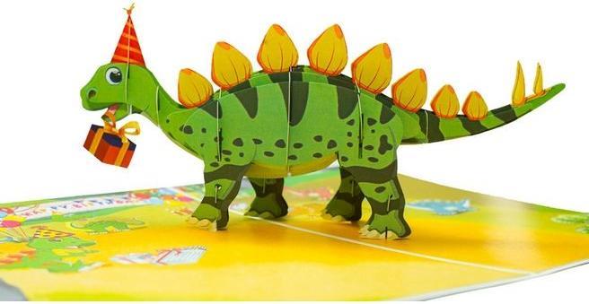 Actual product image MU Classic 3D pop-up dinosaur (1 pcs.)
