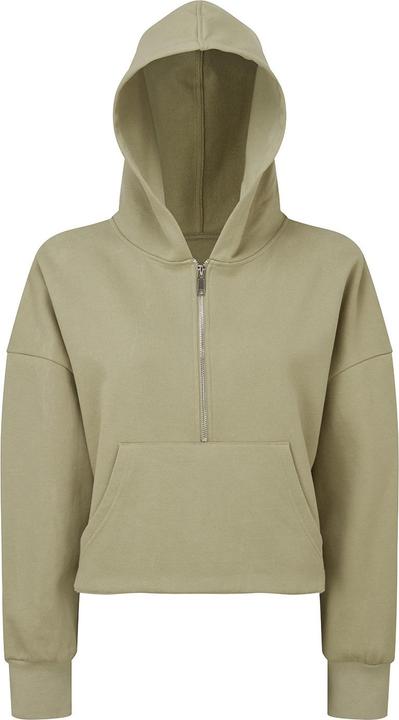 Tri Dri Kapuzenpullover mit halbem Reissverschluss