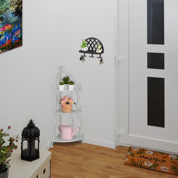Actual product image Relaxdays Corner shelf (30 x 30 x 82.5 cm)