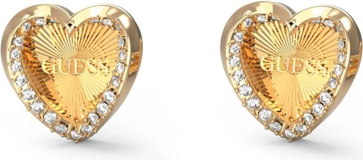 Guess 16MM MON AMOUR HEART STUDS Ohrringe (Edelstahl)