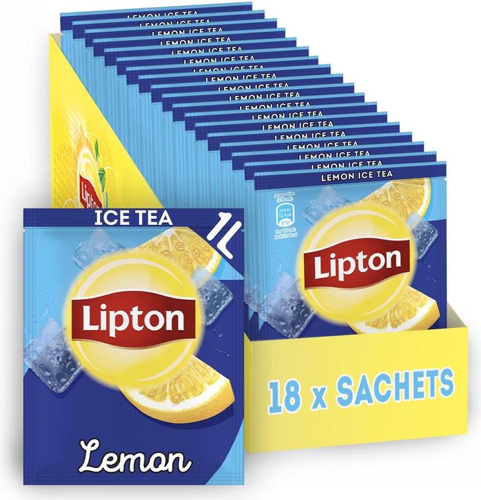 Produktbild Lipton Eistee Pulver Zitrone (18 x 50 cl)