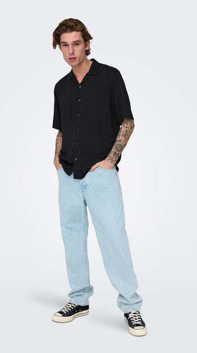 Immagine prodotto Only & Sons Camicia a maniche corte a tinta unita (XXL)