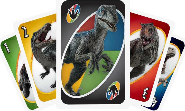 Produktbild Mattel Games Uno Jurassic World 3 (Deutsch, Französisch, Italienisch, Englisch)