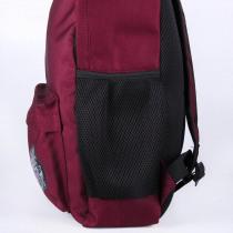 Actual product image backpack casual, dark red