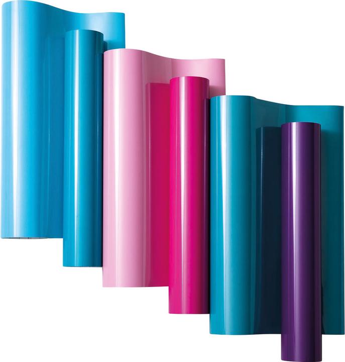 Produktbild Cricut Vinylfolie Wärmeaktiviert 30 x 60 cm, Violett/Türkis (1 x)