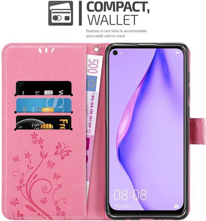 Actual product image Cadorabo Flower Book Cover (Huawei P40 Lite)