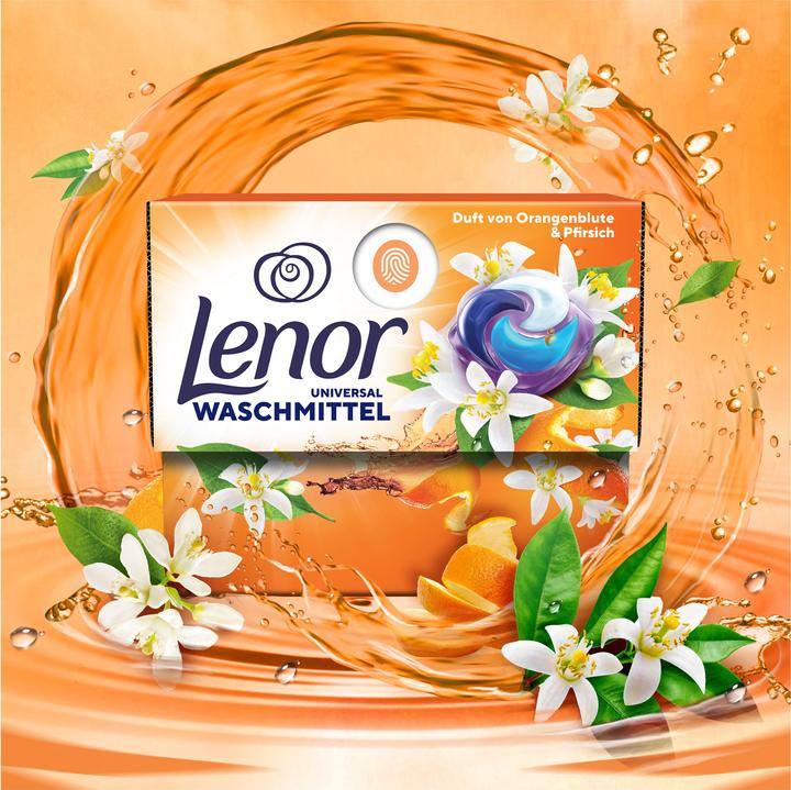 Actual product image Lenor Orange blossom & peach (15 Washing cycles, Pods)