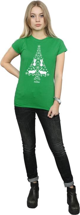 Immagine prodotto Disney Frozen Christmas Tree Maglietta Donna (L)