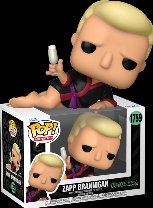 Produktbild Funko Futurama Pop! Animation Vinyl Figur Zapp Brannigan 9 cm