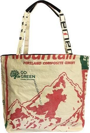 Image du produit Bekos Upcycling - Sac universel en sacs de nourriture pour poissons recyclés, jaune