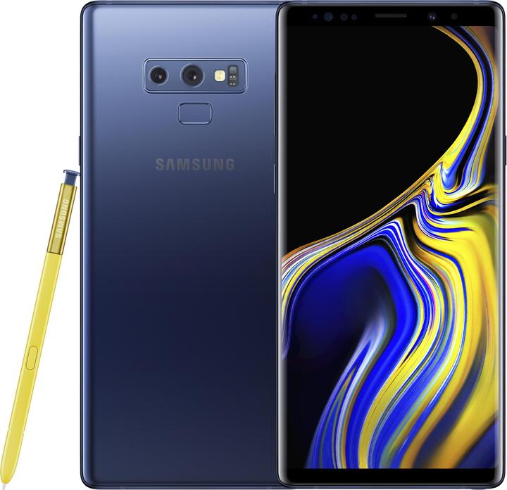 Produktbild Samsung Galaxy Note9 (512 GB, Ocean Blue, 6.40", Hybrid Dual SIM, 12 Mpx, 4G)