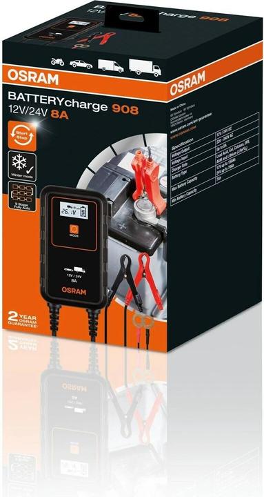 Immagine prodotto Osram 908 OEBCS908 (12V, 24V, 8 A)