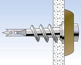 Actual product image Fischer SB Nylon plug Duopower with screw A2 (10 pcs.)