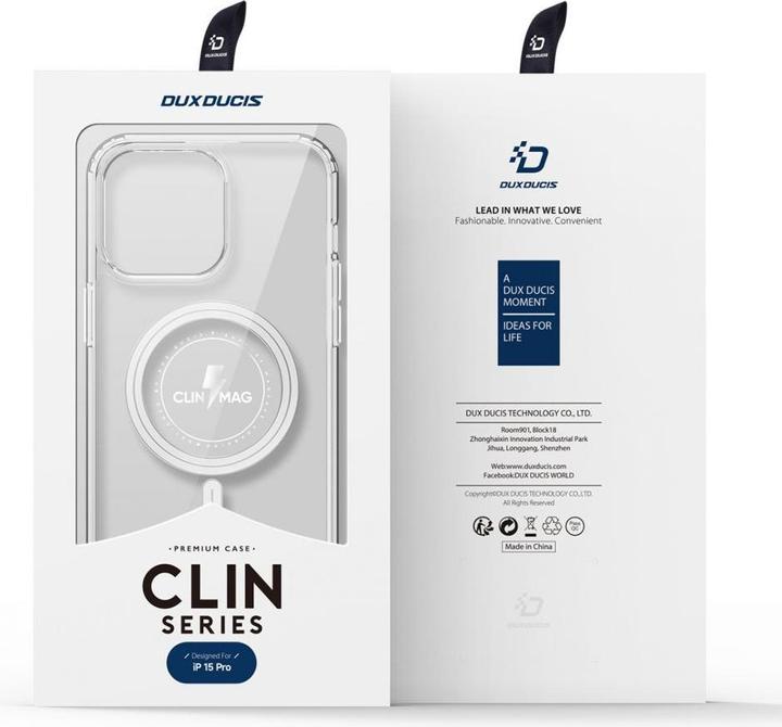 Actual product image Dux Ducis iPhone 15 Pro Max Case with MagSafe Clin - Transparent (Apple iPhone 15 Pro Max)