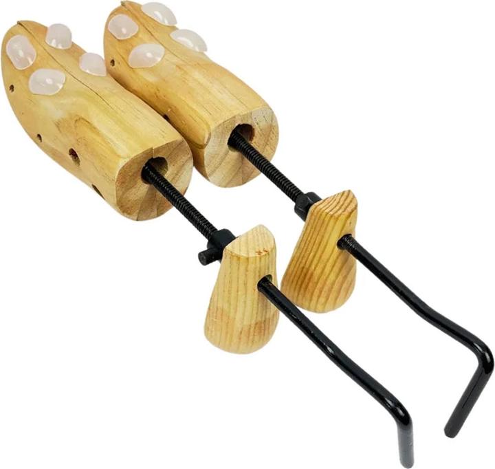 Herzberg Home & Living 2-Wege Schuhspanner aus Zedernholz mit Druckpunkt-Entlastung für Damenschuhe (2 x)