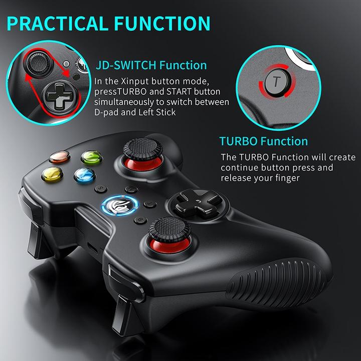 Immagine prodotto EasySMX Kc-8236-bla (Android, PS3, Switch, Steam Machine, PC)
