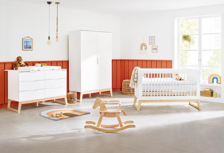 Actual product image Pinolino Kinderzimmer-Set 'Bridge' extrabreit, 3-tlg. (Children's wardrobes)