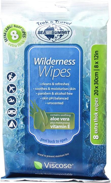 Image du produit Sea To Summit Lingettes humides pour les treks et les voyages (8 pièce(s))