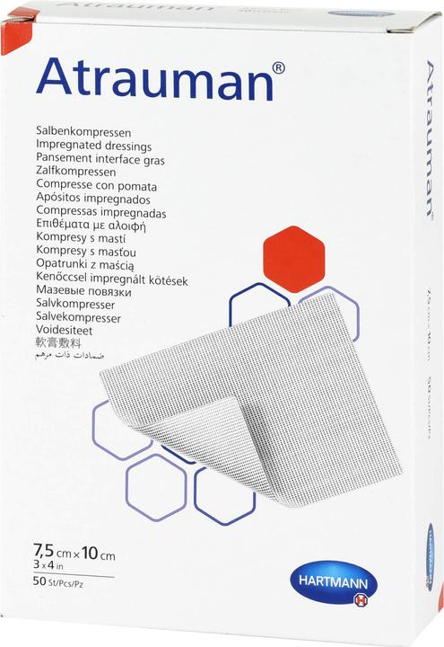 Actual product image IVF Hartmann Salbenkompressen 7.5x10cm steril