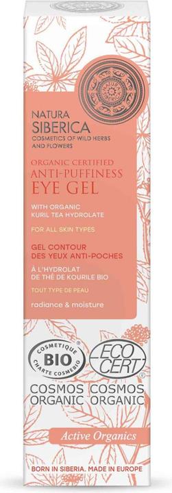 Image du produit Natura Siberica Gel contour des yeux anti-poches certifié bio, 30 ml (Gel, 30 ml)