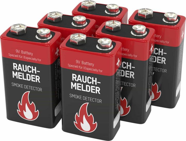 Productafbeelding Ansmann Alkaline batterijblok E 6LR61, 6st. (6 Pcs., 9V Block)