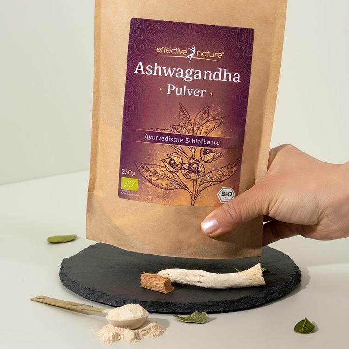 Image du produit Effective Nature Poudre d'ashwagandha (Poudre, 250 g)