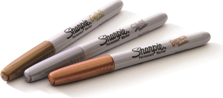 Image du produit Sharpie Feiner Permanentmarker (Argent, 1.40 mm, 3 x)