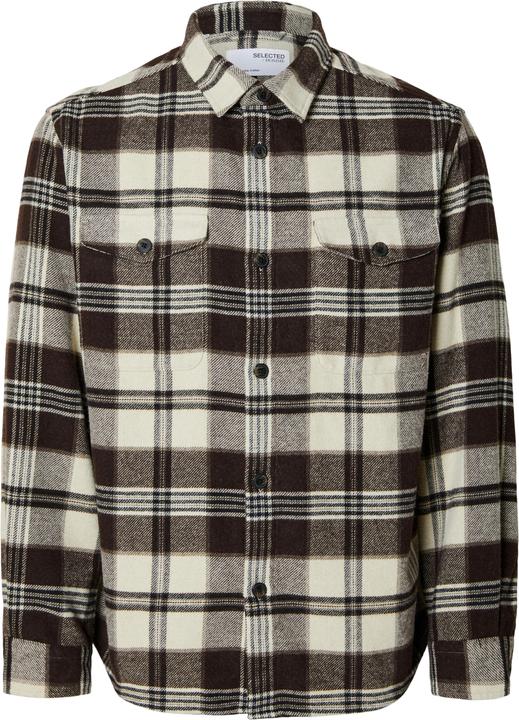 Actual product image Selected Homme Plaid overshirt (S)