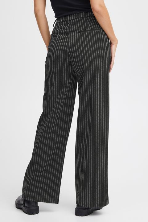 Actual product image Pulz Jeans Pulz - PZKIRA LUREX HW Pants Wide Leg - Trousers - 50207741 (XXL)