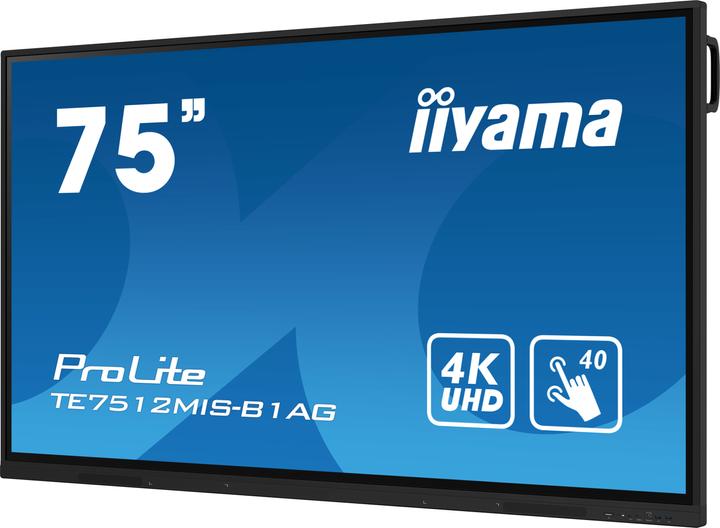 Image du produit iiyama ProLite TE7512MIS-B1AG (3840 x 2160 pixels, 75")