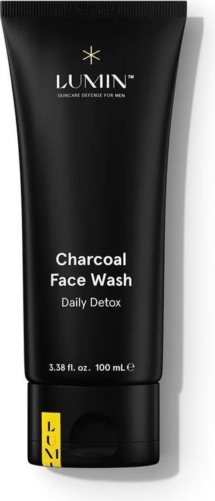 Actual product image Lumin Skincare Charcoal Face Wash Daily Detox (100ml) (Foam, 100 ml)