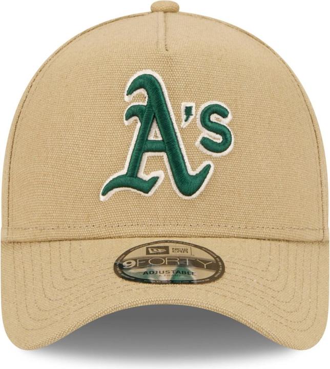 Actual product image New Era A-Frame Trucker Canvas Cap - Oakland Athletics beige (One size)