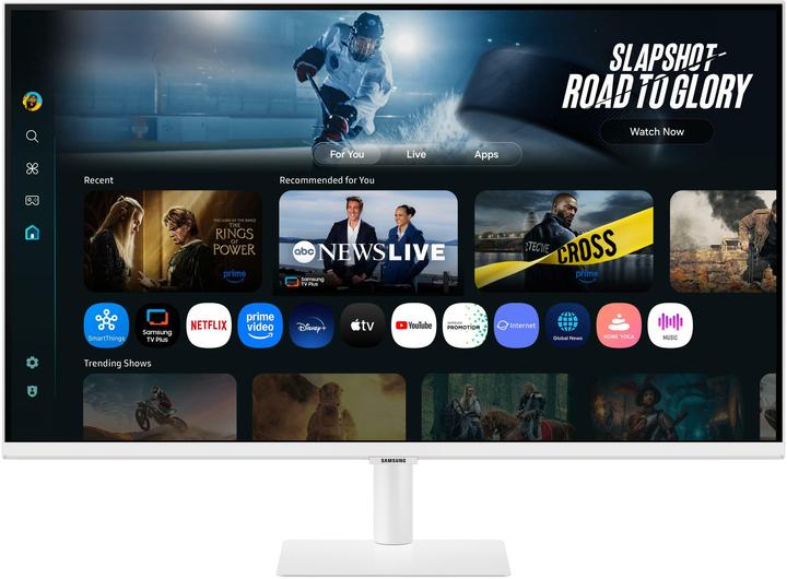 Produktbild Samsung White 4k Smart Monitor Hdr10 Ai (3840 x 2160 Pixel, 32")