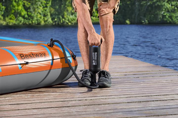 Immagine prodotto Bestway 8'1" x 48"/2.46m x 1.22m Set di zattere Kondor Elite 3000 (246 cm, 3 pers.)